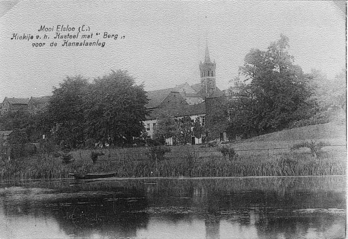 Collectie Harie Rouvroye zicht Wiert Kasteel Elsloo