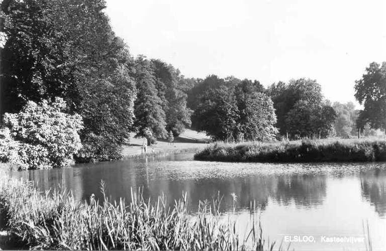 1965. De Wiert met links een nu verdwenen mooie boomgroep.