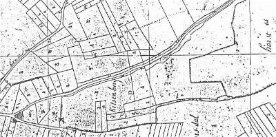 1815. Kitseberg, Geversdel en deel van de Horst. Op de Kitseberg ligt een perceel waardoor de Horsterweg loopt. De grote percelen waren kasteelbezit. Opvallend is dat  de Hoakelderweg niet als holle weg is ingetekend, de Horsterweg wel.  Dit betekend dus dat de Hoakelderweg  pas na 1815 is verdiept. Verder ziet men vaag een voetpad als verbinding tussen de Hokelderweg en de Horsterweg.