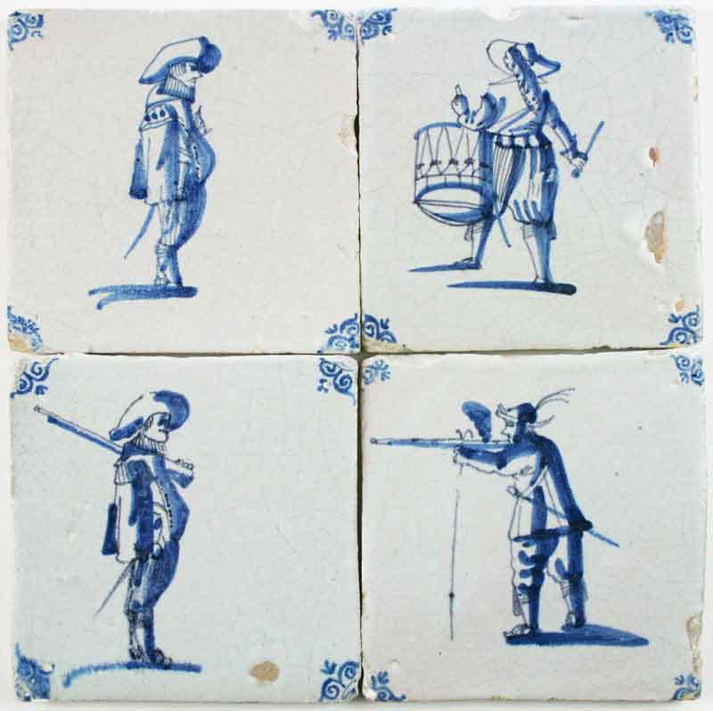 Tegels schutterij 17e eeuw
