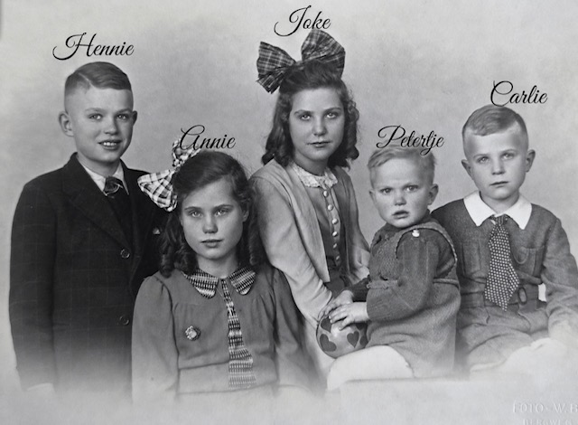 kinderen de Bie Rotterdam 1943