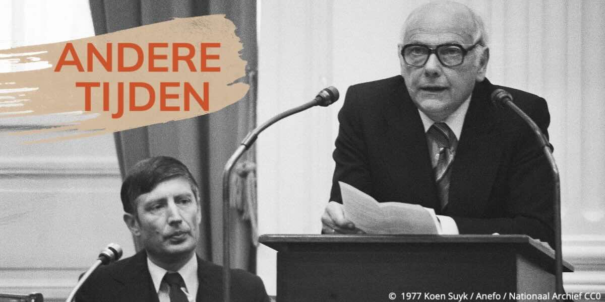 Dries van Agt en Joop den Uyl 1977